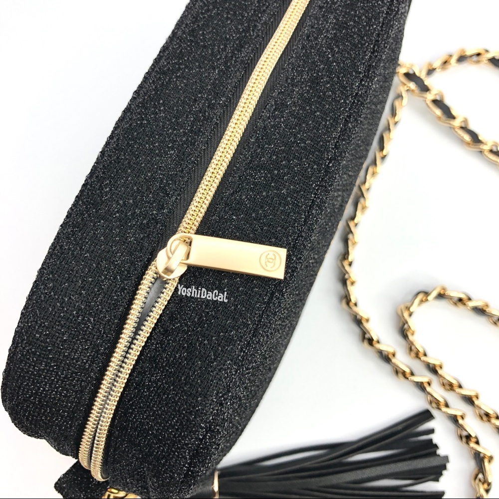 🆕 Chanel Cosmetic Pouch to Crossbody Bag Purse - Picture 3 of 14